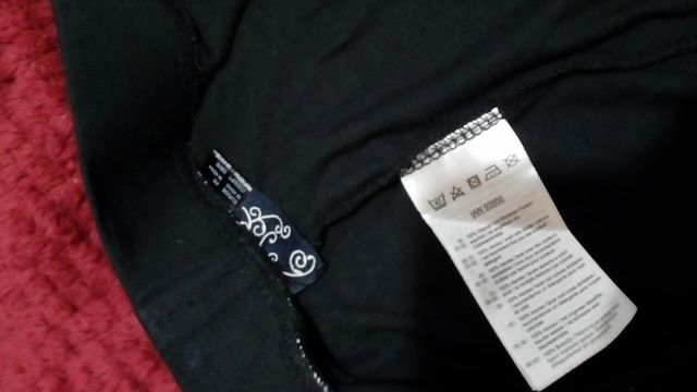 Falda nueva extralarga negra Lidl