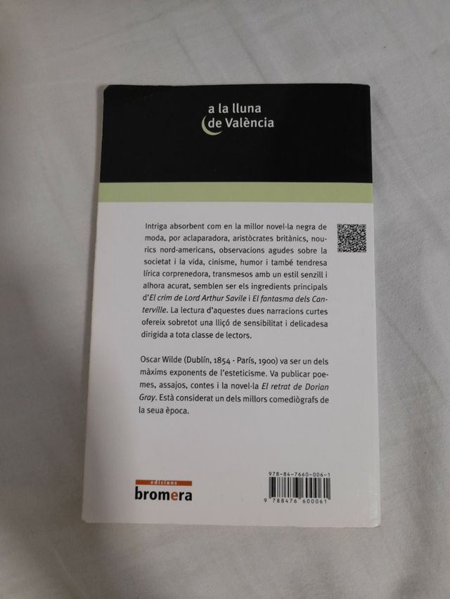 Libro El crim de Lord Arthur Savile y