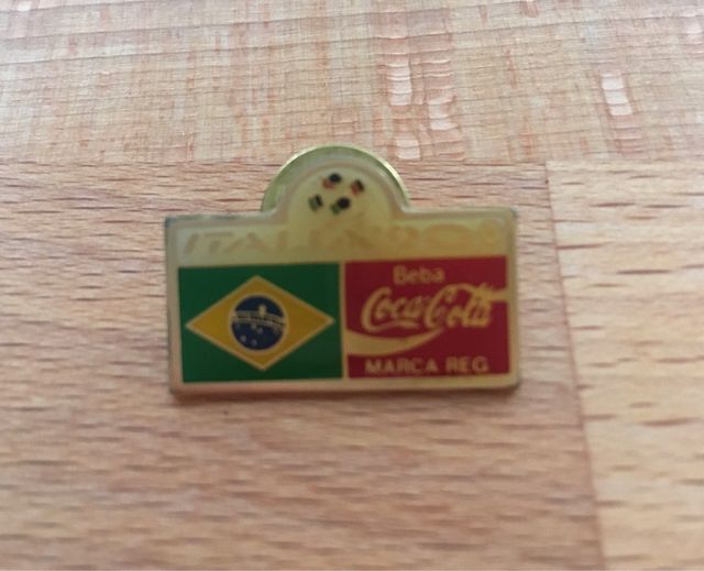 Pin Brasil Mundial Italia 1990