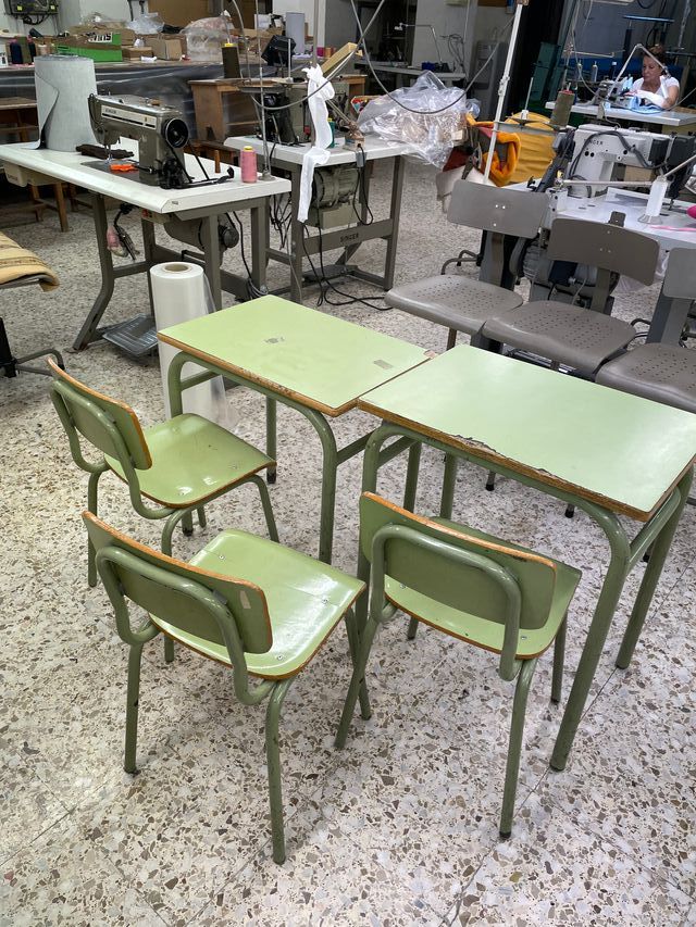 Silla verde de segunda mano por 5 € en Zaragoza en WALLAPOP