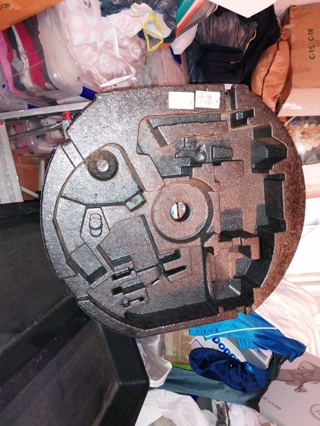 hueco rueda repuesto y bandeja volkswagen touran