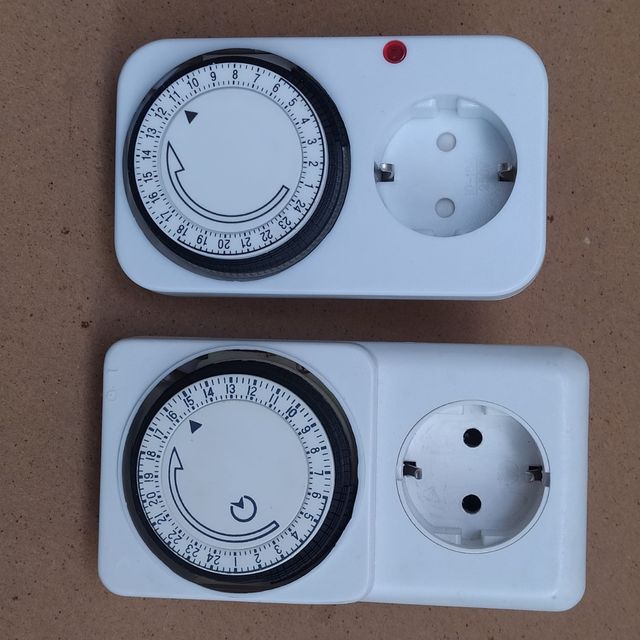 enchufe con temporizador