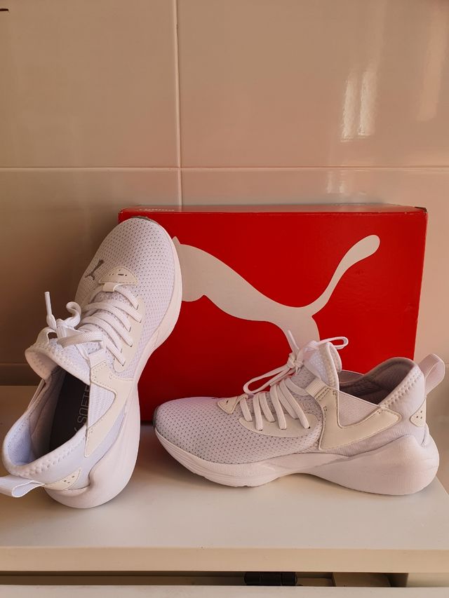 Zapatillas Puma blancas Unisex Número 36