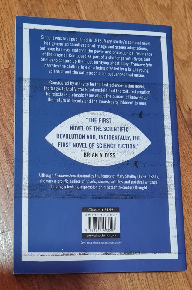 Frankenstein (en inglés)