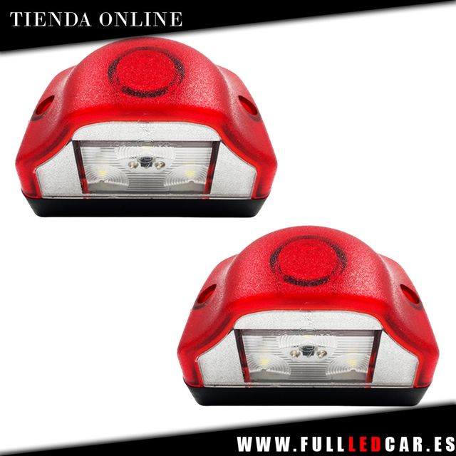 PILOTOS LED LUZ MATRICULA POSICION ROJA PACK 2 UND
