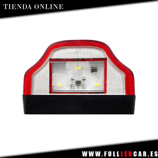 PILOTOS LED LUZ MATRICULA POSICION ROJA PACK 2 UND