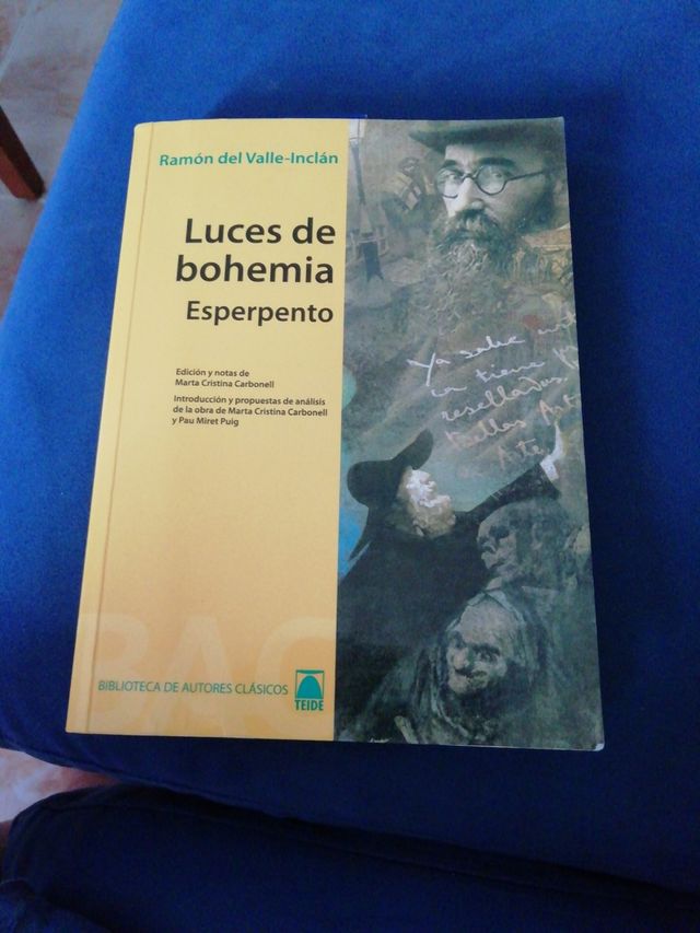 libro luces de bohemia