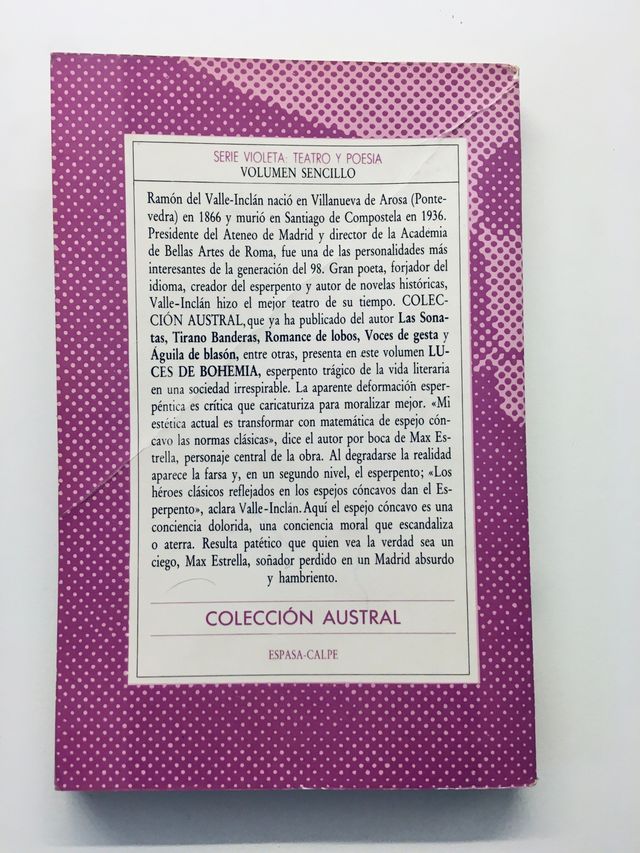 Luces de Bohemia, de Ramón Del Valle-Inclán