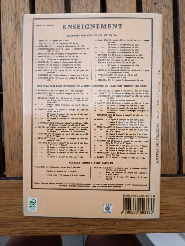 Solfège des Solfèges. Volumen 1D