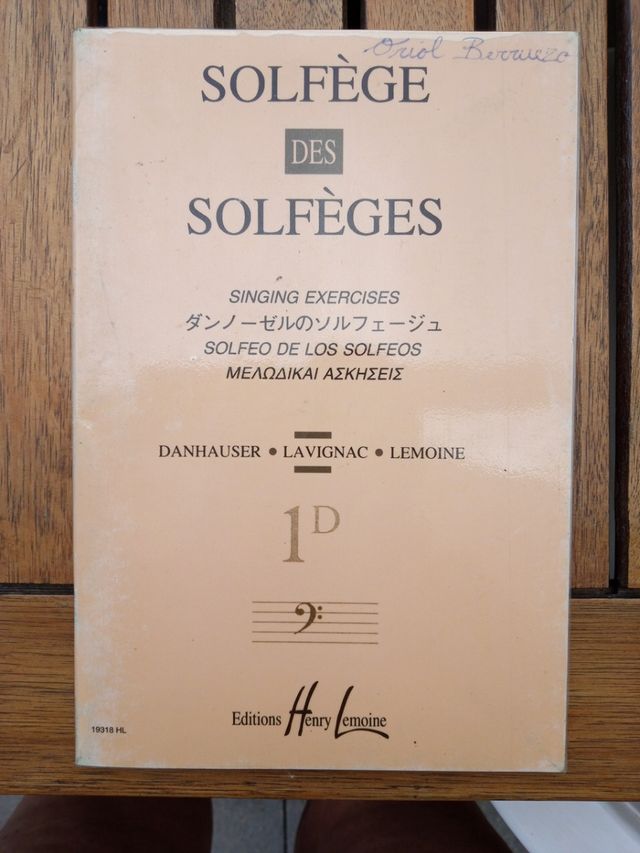 Solfège des Solfèges. Volumen 1D