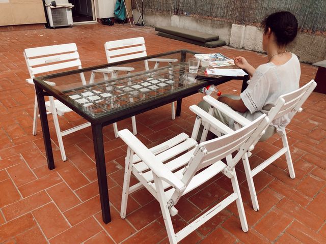 Mesa y Sillas Jardin de segunda mano por 40 € en Barcelona en WALLAPOP