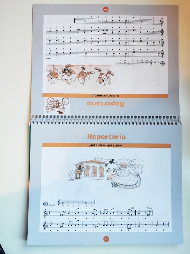 Libro de música "método de flauta"