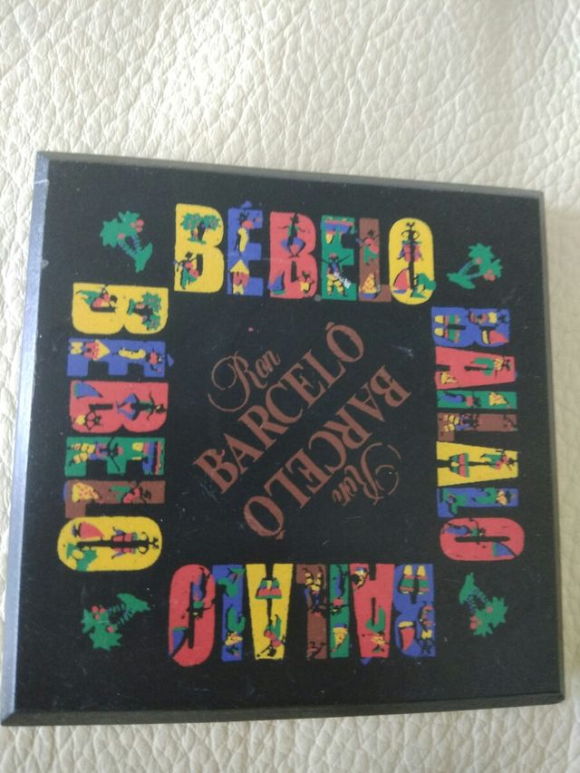 Posavasos madera Ron Barceló