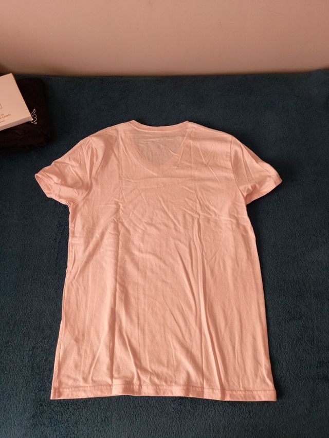 Camiseta Rosa Hollister
