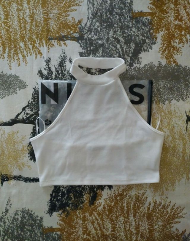 Top Blanco sin Mangas