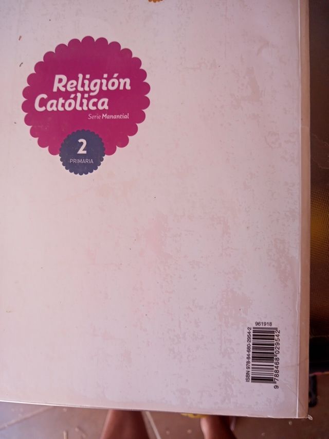 Libro rel 2º prim. Santillana. Manantial