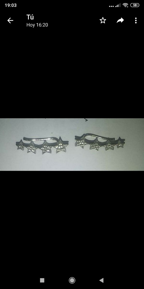 PENDIENTES DE PLATA..REGALO DE OTROS 2 PARES.