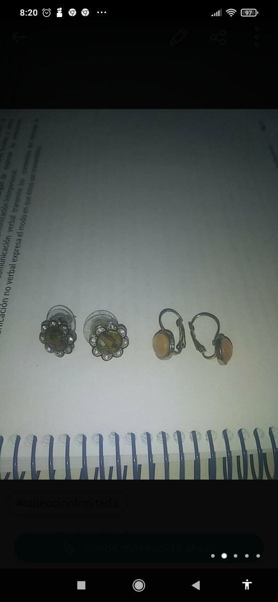 PENDIENTES DE PLATA..REGALO DE OTROS 2 PARES.