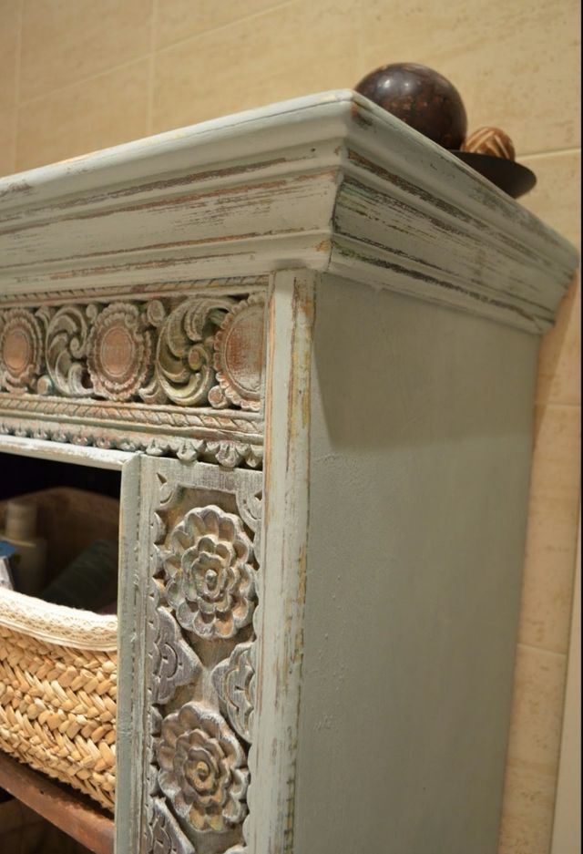 Mueble original libreria consola de segunda mano en Madrid en WALLAPOP