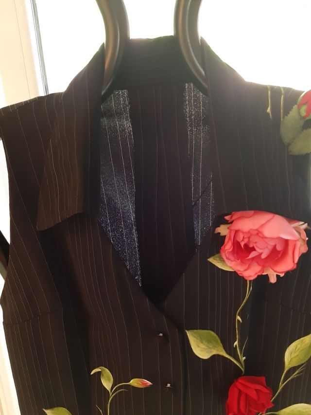 Chaleco flores contrabandista