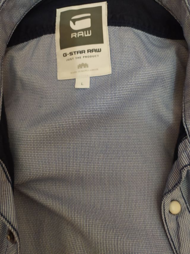camisa vaquera g star gstar talla L, NUEVA