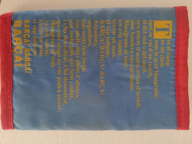 Cartera Barcelona con himno
