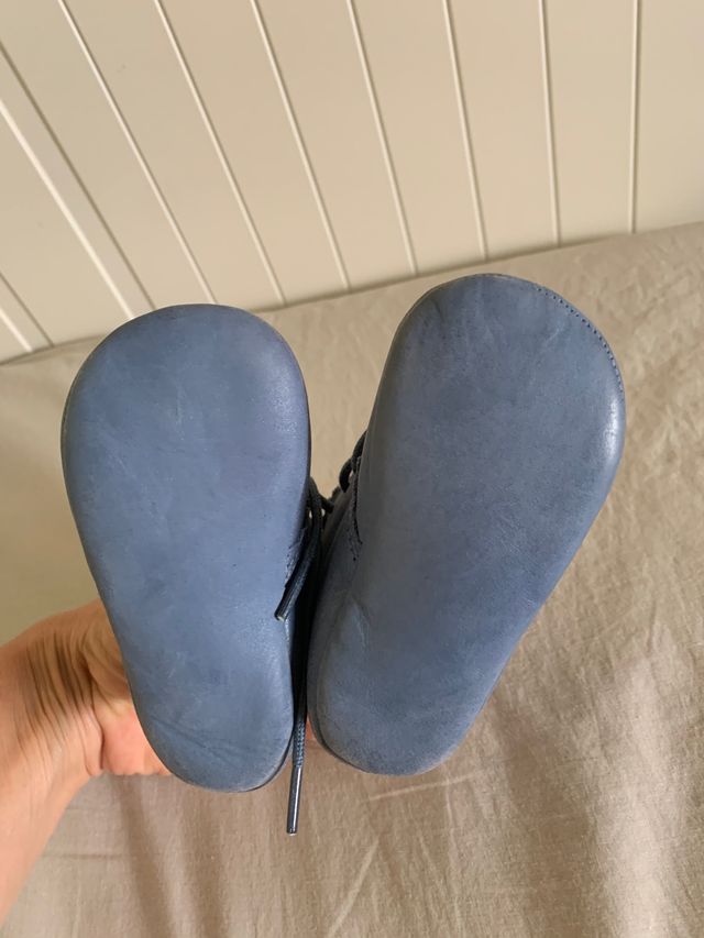 Botitas bebé azul