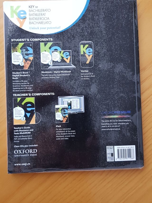 Workbook key to bachillerato 2