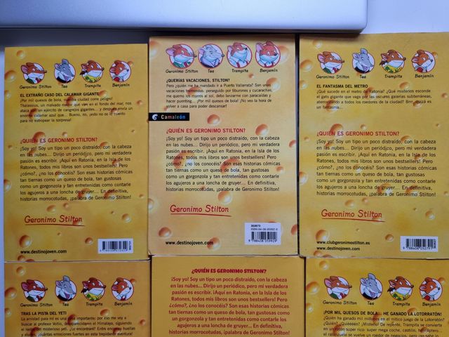 Lote Libros Geronimo Stilton