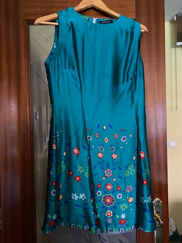 Vestido azul turquesa de Cerezas