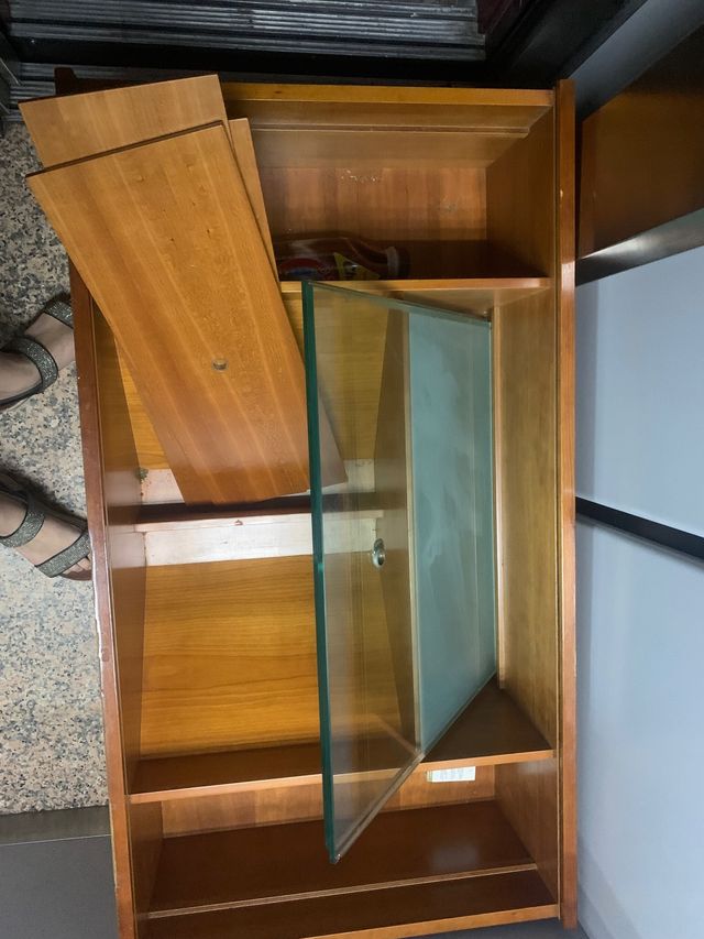 Mesa centro pequeña madera