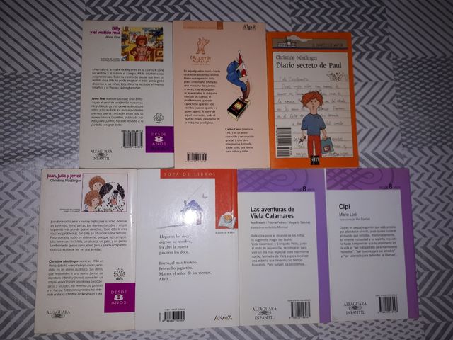 LIBROS LECTURA 8 AÑOS