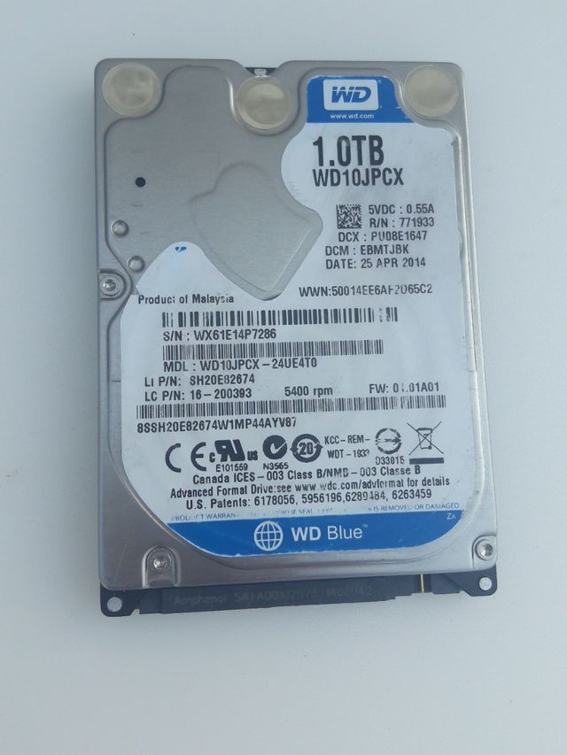 disco duro de un 1TB