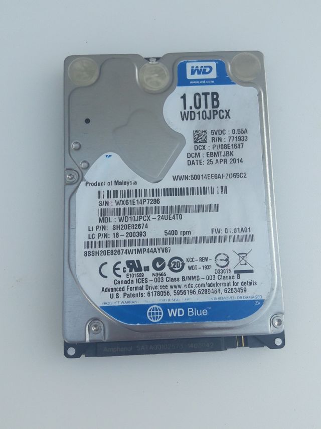 disco duro de un 1TB