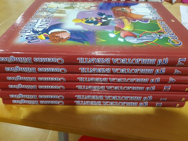 Libros español/inglés tamaño A4