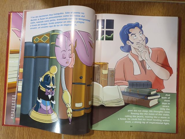 Libros español/inglés tamaño A4