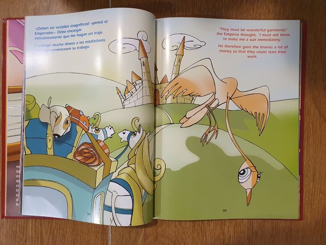 Libros español/inglés tamaño A4