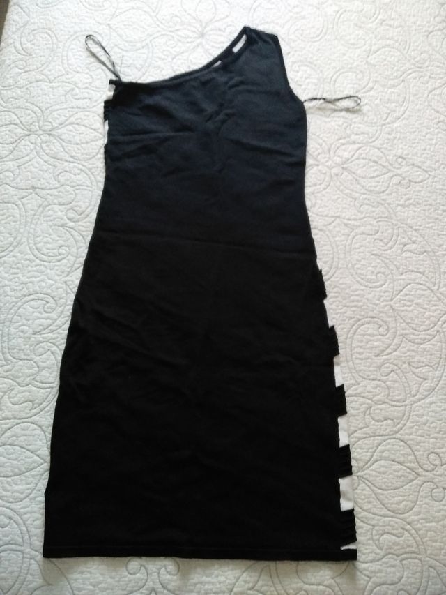 vestido de punto con licra