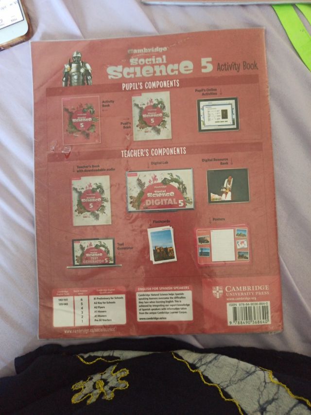 libro de inglés 5º de primaria .