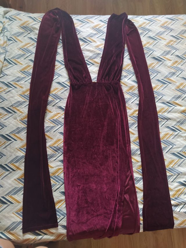 Vestido multiposición terciopelo