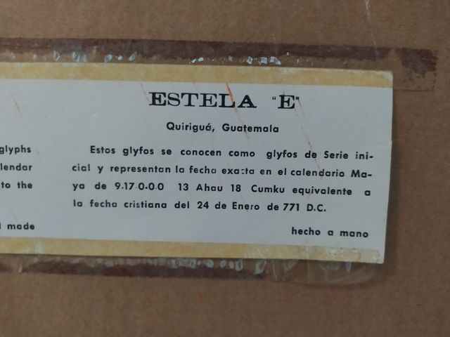 Cuadro calendario maya