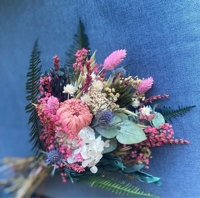 Ramo de novia preservado