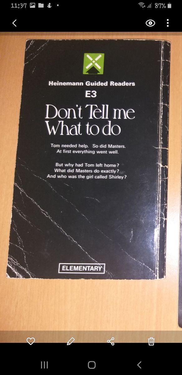 Libro Don't Tell me What to do