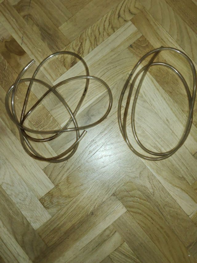 Macarrones de plástico de 1,5 y 2 metros.