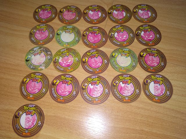 21 Tazos de Dragonball