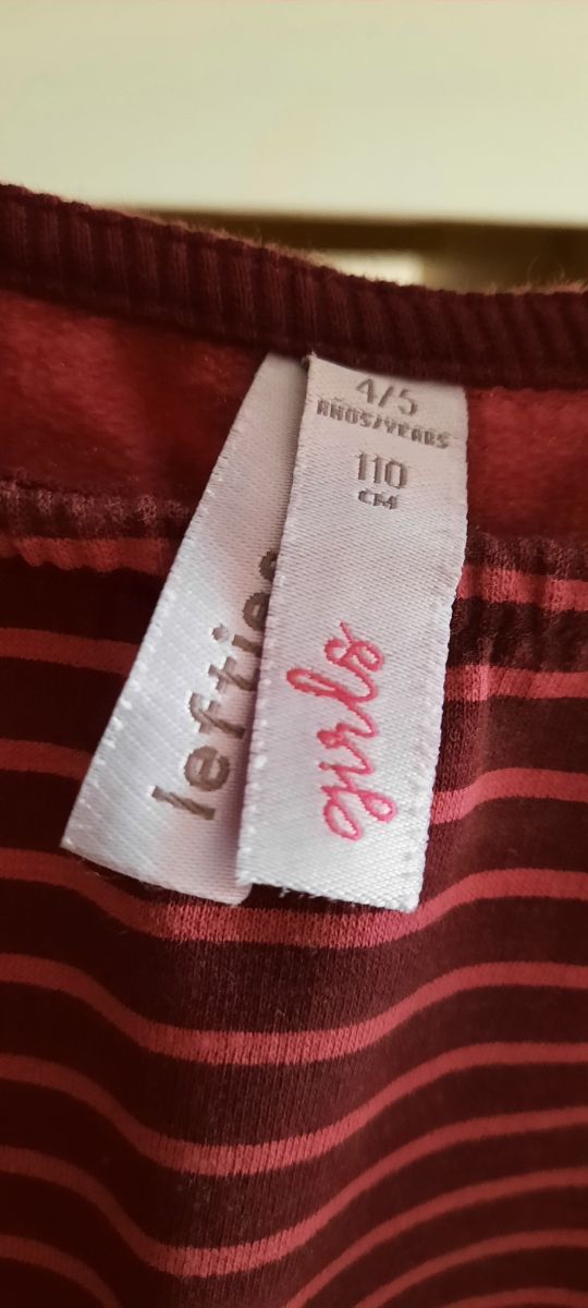 Vestido de manga larga de lefties