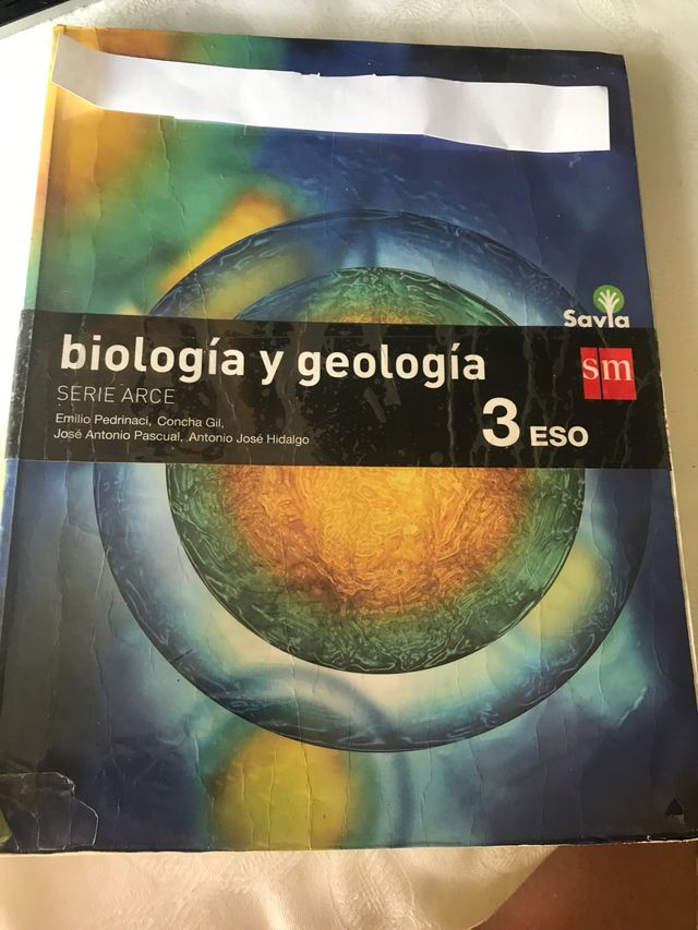 Libro biologia y geología 3 eso