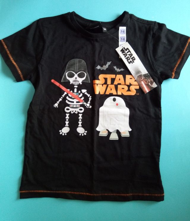 🎃 Camiseta Star Wars Halloween de niñ@