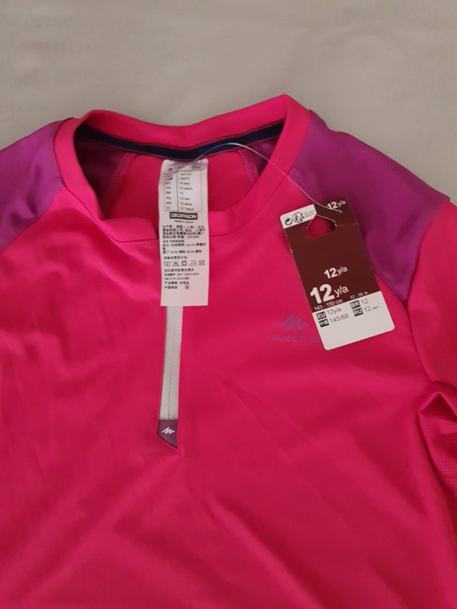 camiseta Niña deporte Decatlon 12 años
