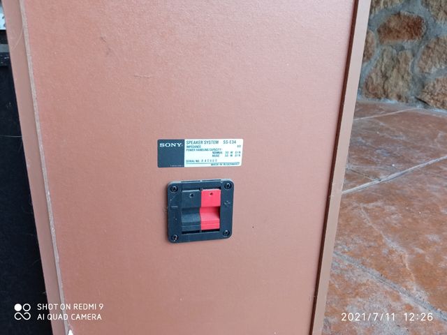 Altavoces aiwa y Sony , LEER!!!